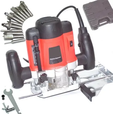 Produktbild von Oberfräse 1300W Fräse Tischfräsmaschine 55692 Fräsmaschine mit Fräser Koffer