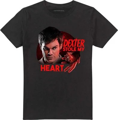 Image de Dexter - "Stole My Heart" T-shirt unie pour homme/femme TV28341 (S) (Noir)