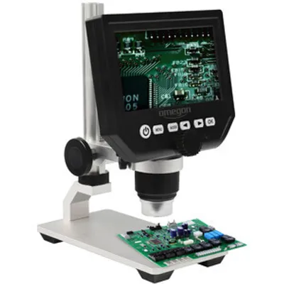 Produktbild von Omegon Mikroskop DigiStar, 1x-600x, LCD 4,3''