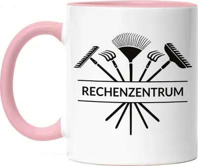 Produktbild von Rechenzentrum Tasse Rosa Hobby-Gärtner IT Informatiker Witz Pflanzen Garten Geschenkidee