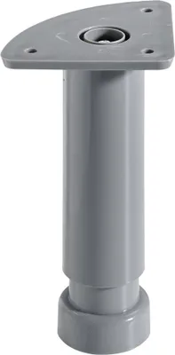 Produktbild von Hettich Sockelverstellfuß 3,2 x 13 - 18 cm Kunststoff grau - 1 Stück