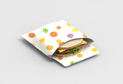 Produktbild von Bienenwachstuch Snack- & Sandwichbeutel, Set, 1-tlg., wiederverwendbar und plastikfrei, nachhaltig