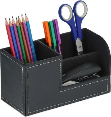 Produktbild von Schreibtisch-Organizer Kunstleder