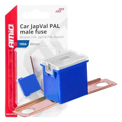 Zdjęcie produktu dla Automatyczny bezpiecznik samochodowy JAPVAL PAL męski 62mm 100A AMIO-03433