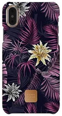 Zdjęcie produktu dla Happy Plugs - Etui na iPhone X - Kolekcja "Hawajskie Nocne Przygody"