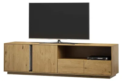 Zdjęcie produktu dla Szafka RTV 2D2S Beloria, dąb dziki, 200 cm, push to open