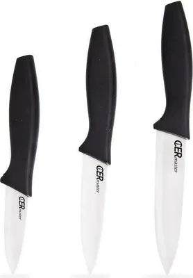 Produktbild von Orion Keramikmesser Set Messer Küchenmesser CERMASTER 3 Teile Messerset
