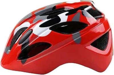 Productafbeelding van ANUFER fietshelm kinderen 7-15 jaar lichtgewicht verstelbaar buitensport beschermhelm SN602C022 rood