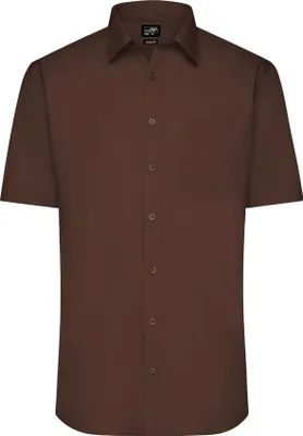 Produktbild von Klassisches Shirt aus pflegeleichtem Mischgewebe brown, Gr. XXL