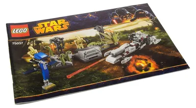 Produktbild von 1x Lego Bauanleitung Star Wars Episode 3 Battle on Saleucami 75037