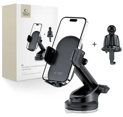 Zdjęcie produktu dla Tech-Protect V7 Universal Dashboard & Vent Car Mount Black