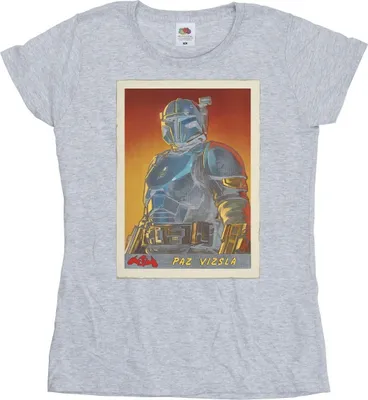 Produktbild von Star Wars - "The Mandalorian" T-Shirt für Damen BI43368 (M) (Grau)
