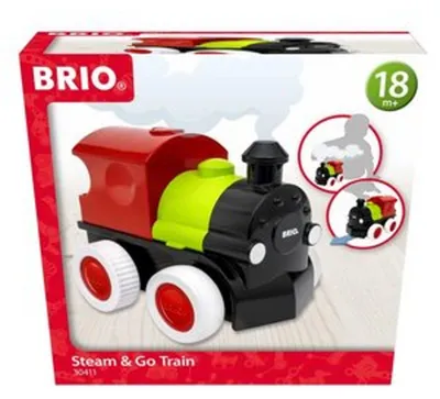 Zdjęcie produktu dla BRIO Steam & Go Train, Pociąg, 1,5 lat(a), Drewno, Wielobarwny