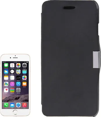 Produktbild von Handyhülle Tasche für Apple iPhone 6 Schwarz gebürstet