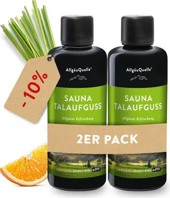 Produktbild von Saunaaufguss Talaufguss Saunaduft mit Lemongrass, Orange und Bergamotte