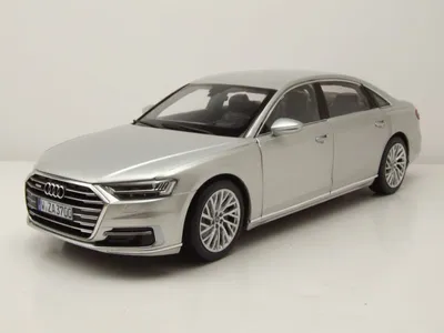 Produktbild von Audi A8 L 2018 silber Modellauto 1:18 Norev