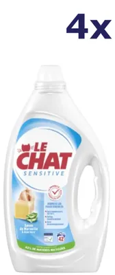 Produktbild von 4x Le Chat Sensitive Flüssigwaschmittel 1,89 l 42 Stück
