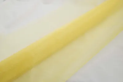 Produktbild von Organza gelb 10 m x 70 cm - Stoff zum Dekorieren