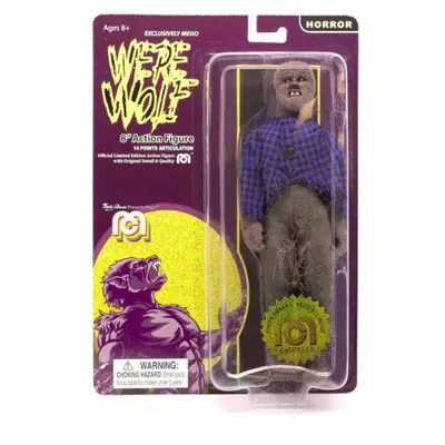 Image de Mego Horror Actionfigur Werewolf (Flocked) 20 cm