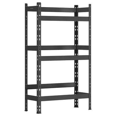 Produktbild von SONGMICS Getränkeregal, 3 Ebenen, jede Ebene bis 30 kg belastbar, Stahl