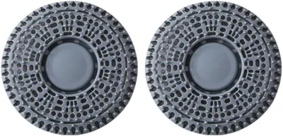 Productafbeelding van Siliconen afvoerzeef - 2 stuks 14 cm ronde haarvanger douche - Doucheafvoerzeef met dichte maasstructuur voor douche - Badkamer - Wasruimte