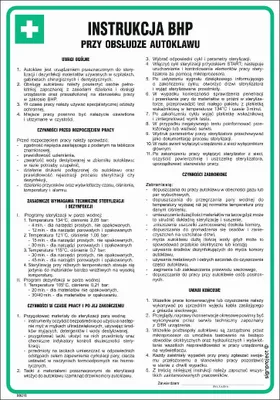 Obrázok produktu pre Bezpečnostné pokyny pre prevádzku autoklávu 350x245 samolepiaca fólia