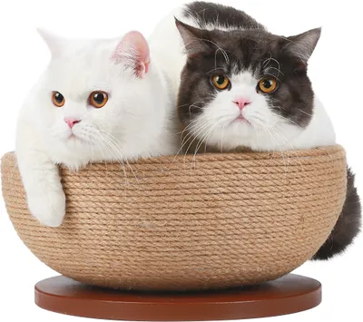Produktbild von Sisal-Kratzschale Bowl · Liegemulde für Katzen · Beige · ca. 45 x 45 x 16 cm