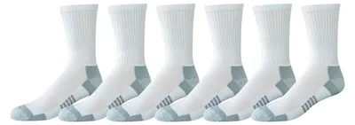 Produktbild von A. Essentials Men's 6-Pack Performance Baumwolle Cushioned Athletic Crew Socks, Whi