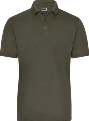 Produktbild von Polo aus weichem Elastic-Piqué olive, Gr. L