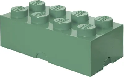 Zdjęcie produktu dla Pojemnik klocek LEGO ósemka oliwkowy 12,1 l