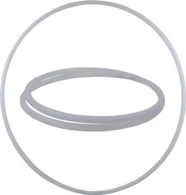 Produktbild von Hula Hoop Rohling, HDPE-20mm, WEISS (milchig), Durchmesser 100cm