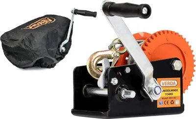 Produktbild von Seilwinde Handseilwinde Bootswinde Anhänger Tasche 1134kg 2500lbs 10m SN1140