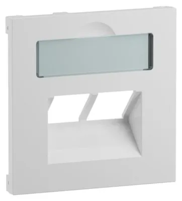 Obrázek produktu pro Legrand 765159, Bílá, Termoplastik, Konvenční, Legrand, Lesklý, 2xRJ-45