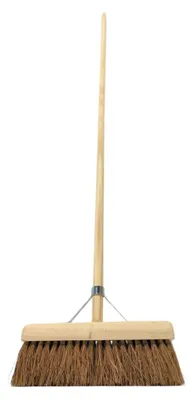 Imagen del producto de Escoba interior Cocos de 30 cm con mango de 150 cm - Escoba suave para interiores