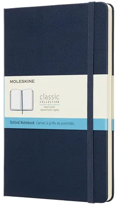 Produktbild von Moleskine Notizbuch Large/A5, Punktraster, Hard Cover, Saphir