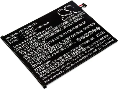 Produktbild von TECHTEK Akku Kompatibel mit [Alcatel] 8082, 9024W, 9029Z, A30 Tablet, A30 Tablet 4G LTE, Joy Tab Ersetzt TLp040J1, für TLP040K7