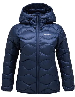 Produktbild von Peak Performance Damen Helium Down Hood Jacke Blue Shadow : M : dunkelblau Farbe: dunkelblau Größe: M
