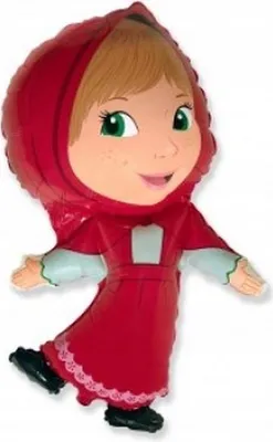Image de Ballon en aluminium Masha et l'ours - 60 cm