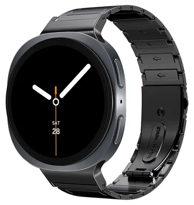 Immagine prodotto di Bracciale in metallo compatibile con Samsung Galaxy Watch 9/8 da 40/44 mm – Nero