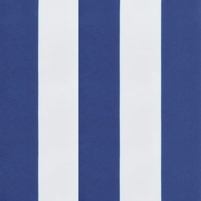 vidaXL Palettenkissen Blau & Weiß Gestreift 60x60x8 cm Oxford-Gewebe