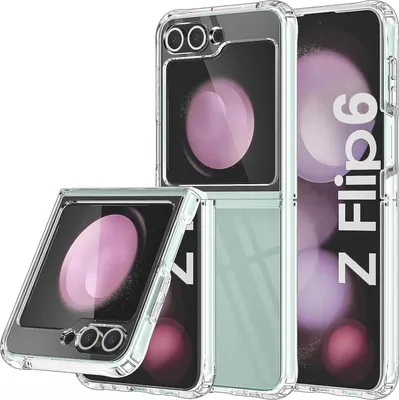 Obrázek produktu pro Ochranný kryt pro Samsung Galaxy Z Flip 6 Case Transparent Slim Cover Clear Case