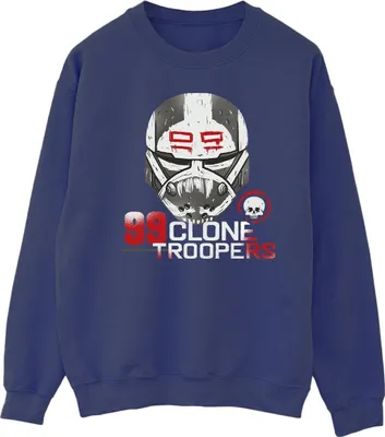 Produktbild von Star Wars - "The Bad Batch 99 Clone Troopers" Sweatshirt für Herren BI43911 (4XL) (Marineblau)