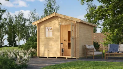 Produktbild von weka Saunahaus MiKKELI BIOS 7,5 KW x B x T x H  x 300 x 284 x 255