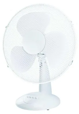 Produktbild von ACA Runder Tischventilator mit Beleuchtung, weiß, 40 cm, 45 W Wechselstrom, FANTPWH30