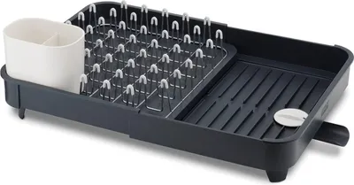 Zdjęcie produktu dla Joseph Joseph Extend, Ociekacz, Stojak, Wewnątrz szafki, Sztućce, Naczynia, Naczynia do picia, Szary, 527 mm
