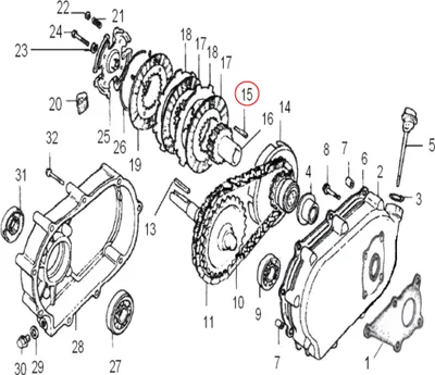 Image de Pièce détachée Clavette (5x5x40) pour moteur à essence