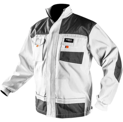 Produktbild von NEO TOOLS Herren-Arbeitsjacke, langarm, weiße, Größe XL