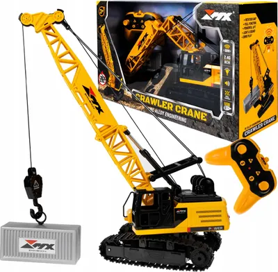Zdjęcie produktu dla Dźwig Zdalnie Sterowany Rc Żuraw 2.4Ghz Gąsienice Światło Dźwięk