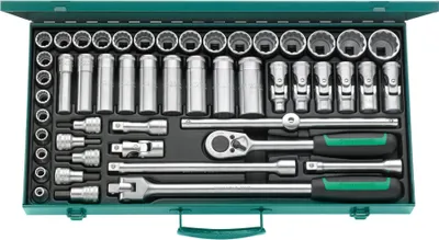 Produktbild von Stahlwille 1/2" (12,5mm) Steckschlüsselsatz Nr.50/43/7 50tlg.