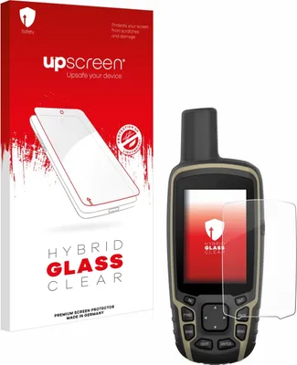 Produktbild von upscreen Schutzglas für Garmin GPSMAP 65 Schutzfolie Panzer Folie Glas Display Schutz klar